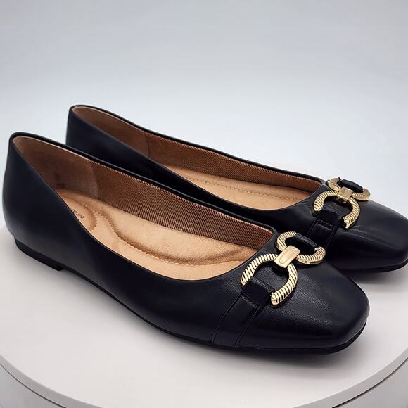 Giani Bernini Shoes - New Giani Bernini BrookeEP Black Memory Foam Ballet Flats Women's Size 9.5 M